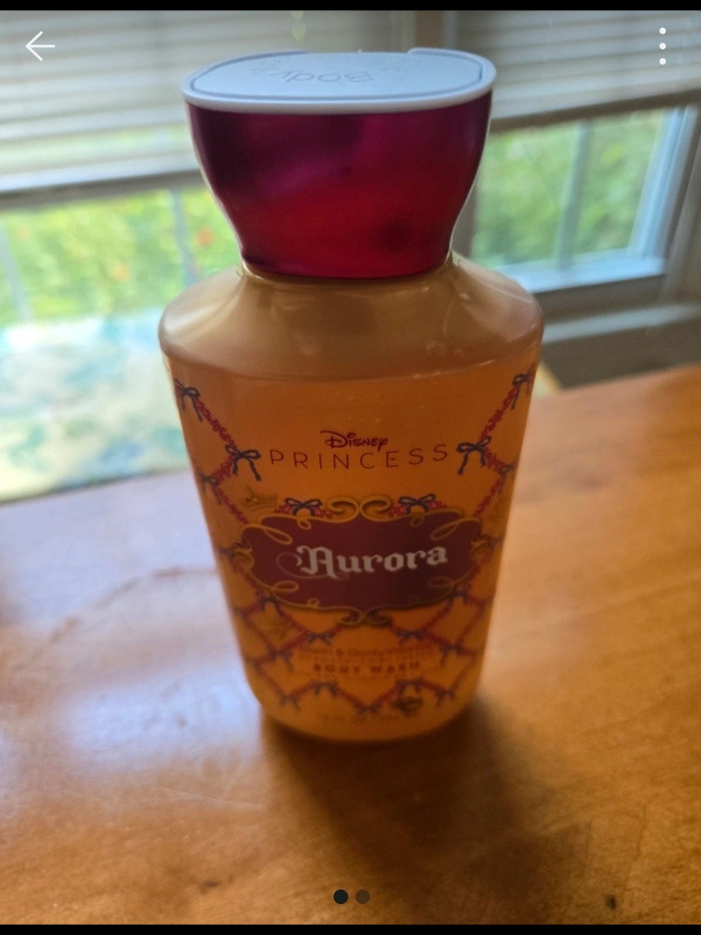 Bath & Body Works Disney Princess Aurora Body Wash - Pink Cap, Gold Bottle